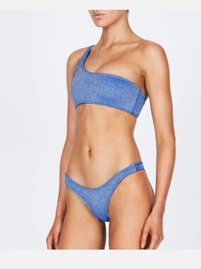 Triangl Bikini Sz Large-xl Blue Euc